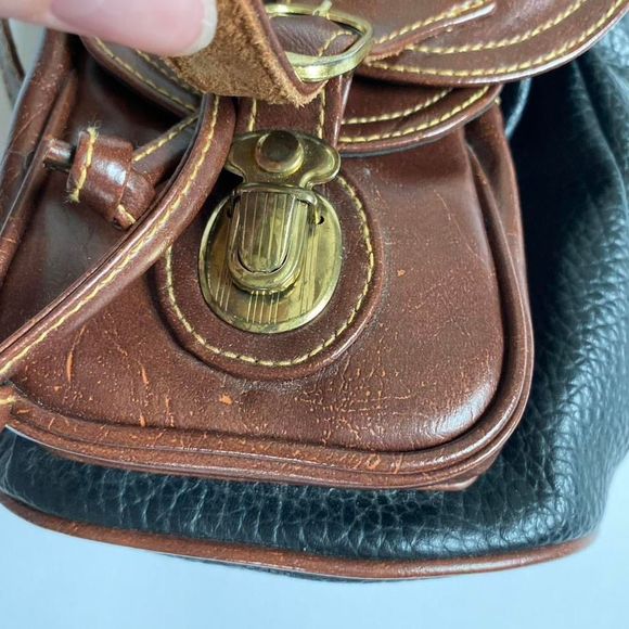 Black & brown mini backpack - Picture 4 of 8